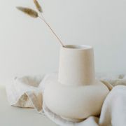 Art Ceramic Vase in White (Demo)